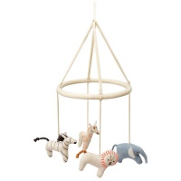 Safari Animal Baby Mobile By Meri Meri